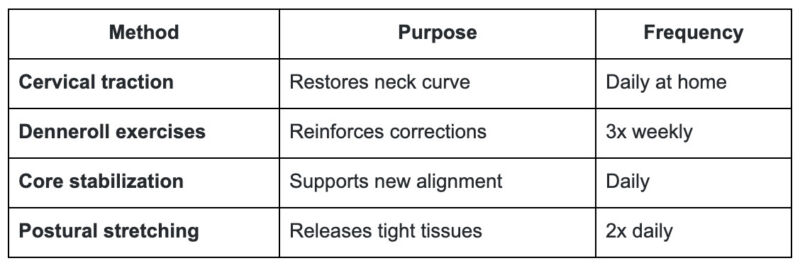 Structural Rehabilitation (Corrective Exercises & Traction)