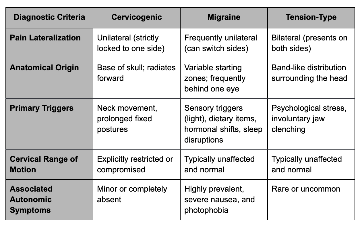 headache-characteristics-comparison